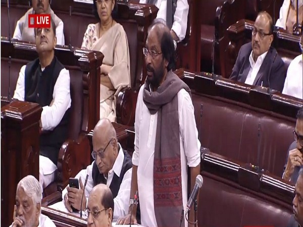 Dravida Munnetra Kazhagam Rajya Sabha MP Tiruchi Siva speaking in the Rajya Sabha on Monday.