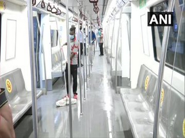 Preparations underway at Rajiv Chowk metro station as Delhi Metro rail gears up to resume services from September 7.
