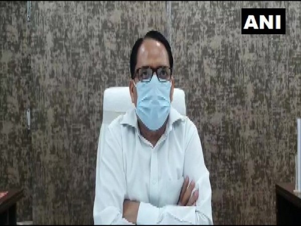 Kannauj District Magistrate, Rakesh Kumar Mishra speaks to ANI on Monday. (Photo/ANI)