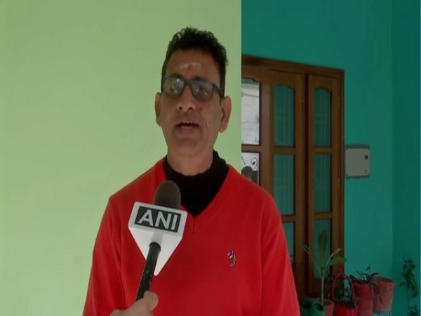 Brijesh Sati, Spokesperson, Chardham Teerth Purohit Mahapanchayat (Photo/ANI) 