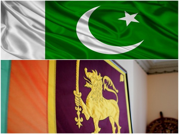 Pakistan and Sri Lankan flag