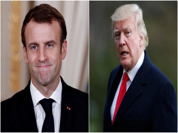 France's President Emmanuel Macron and US President Donald Trump
