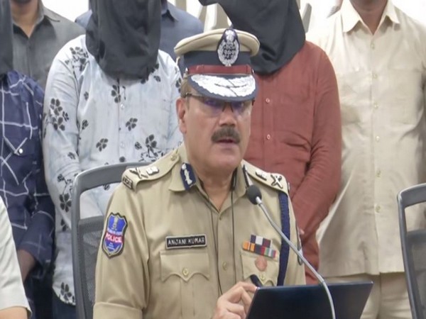 Hyderabad Police Commissioner Anjani Kumar (Photo/ANI)