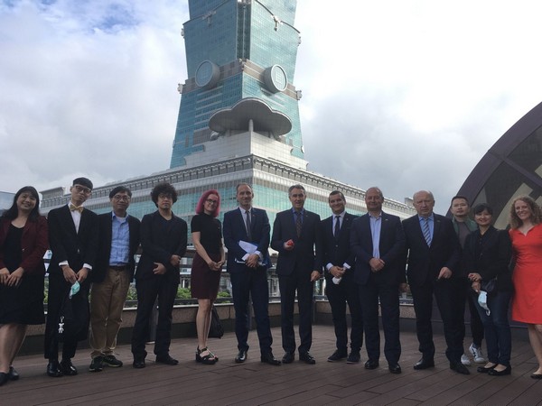 Members of the European Parliament (MEPs) working started a three-day visit to Taiwan on Wednesday. (Photo Credit: Taiwan Foreign Ministry twitter)
