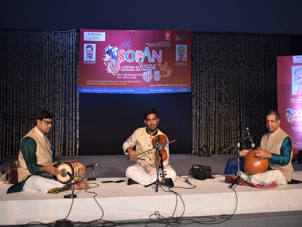 A visual from the Sopan festival being held in New Delhi. Photo/ANI