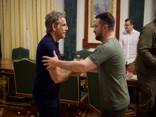 Ukraine President  Volodymyr Zelenskyy met Hollywood actor, UNHCR Goodwill Ambassador Ben Stiller