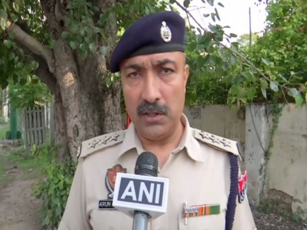 DSP Arun Sharma in conversation with ANI on Saturday. Photo/ANI