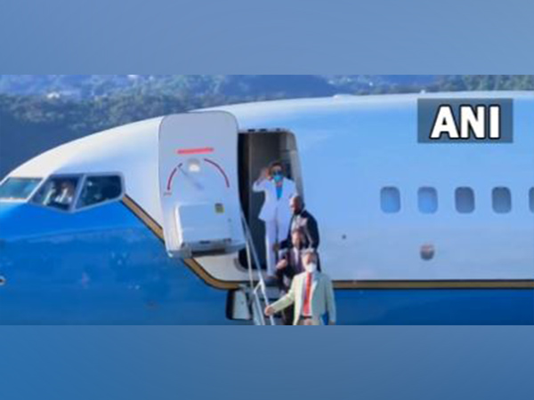 US House Speaker Nancy Pelosi leaves from Taiwan on Wednesday (Photo/ANI)