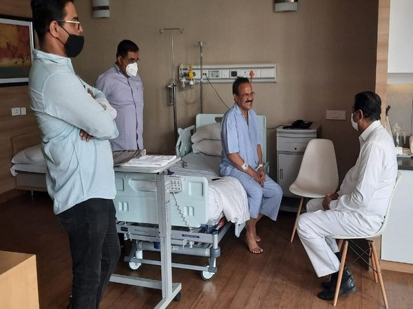 Union Minister DV Sadananda Gowda discharged from hospital in Bengaluru (Photo: Twitter)