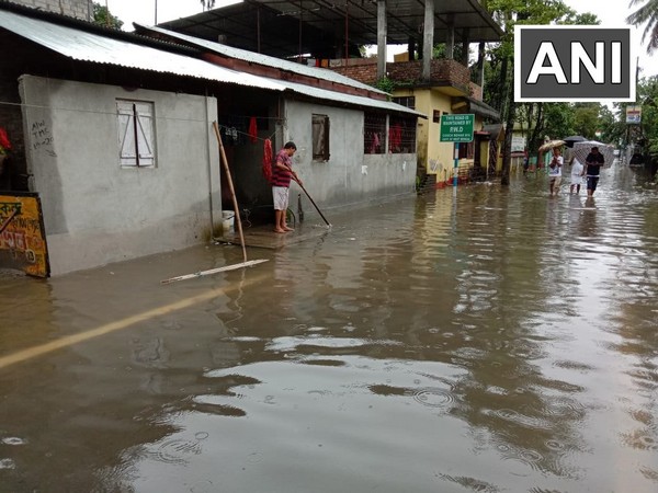 Waterlogging in Cooch Behar district after incessant rainfall