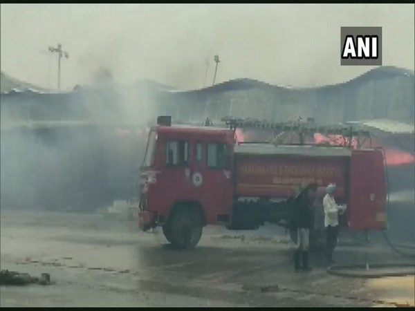Major fire at Anaj Mandi in Ambala [File Photo/ANI]