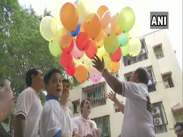 Friends of Kulbhushan Jadhav celebrate ICJ ruling in Mumbai. 