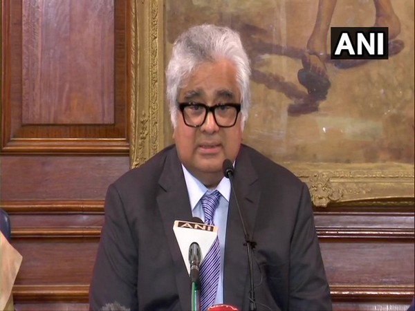 Noted lawyer Harish Salve addressing a press conference in London on Wednesday. Photo/ANI