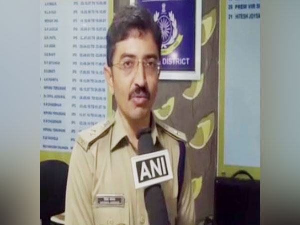 Dahod police officer speaking to ANI on Tuesday. (Photo/ANI)