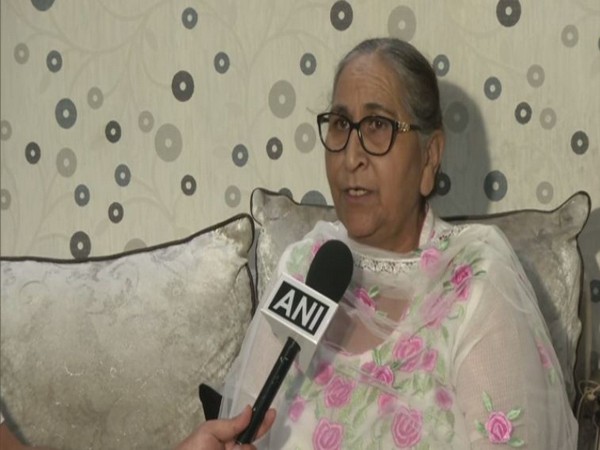 Dalbir Kaur speaking to ANI in Jalandhar on Wednesday. Photo/ANI