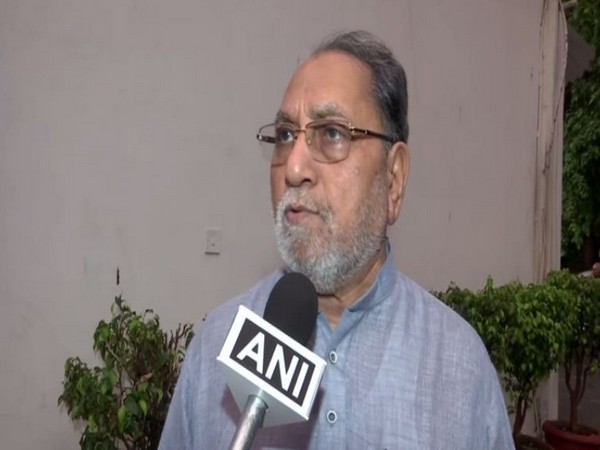 Congress Rajya Sabha MP Hussain Dalwai speaking to ANI in New Delhi on Monday.