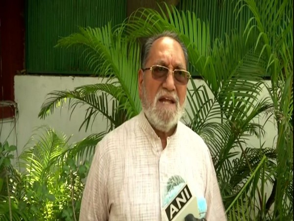 Congress leader Hussain Dalwai speaking to ANI in New Delhi on Saturday. Photo/ANI