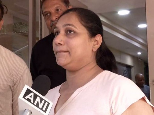 Prime Minister Narendra Modi's niece Damayanti Ben Modi speaking to ANI in New Delhi on Saturday. Photo/ANI