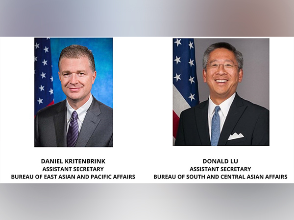 US State Department officials Daniel Kritenbrink and Donald Lu.
