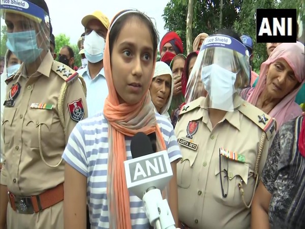Daughter of Rajesh Kumar speaking to ANI on Thursday. (Photo/ANI)