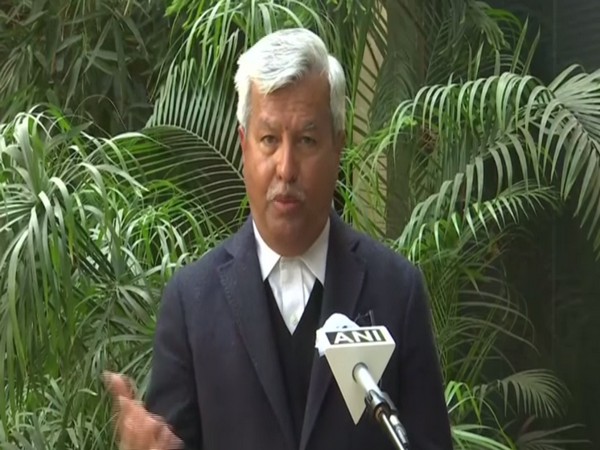 SC Bar Association president Dushyant Dave speaking to ANI in New Delhi on Friday [Photo/ANI]