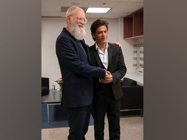David Letterman and Shah Rukh Khan