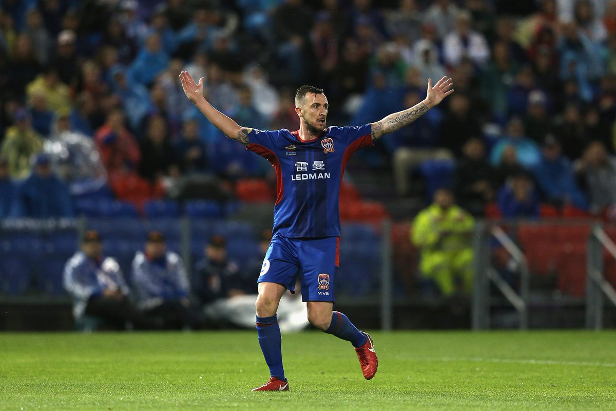 Footballer Roy O'Donovan (Photo/ Newcastle Jets Twitter)