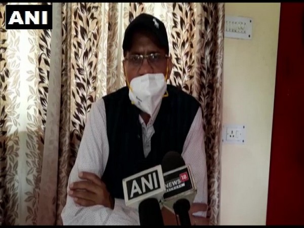 Surendra Nath Pandey, District Magistrate, Champawat speaking to media on Thursday. (Photo/ANI)