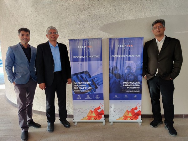 ( Left to Right ) Co Founders of DeepTek Dr Amit Kharat, Ajit Patil and Dr Aniruddha Pant.