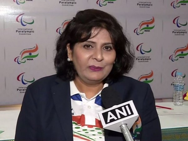 2016 Paralympics silver medallist Deepa Malik speaking to ANI in New Delhi on Sunday. Photo/ANI