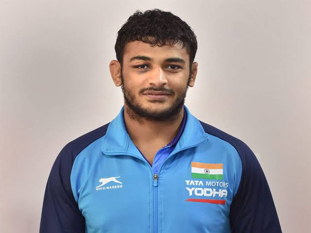 Wrestler Deepak Punia. (Photo/SAI Media Twitter)
