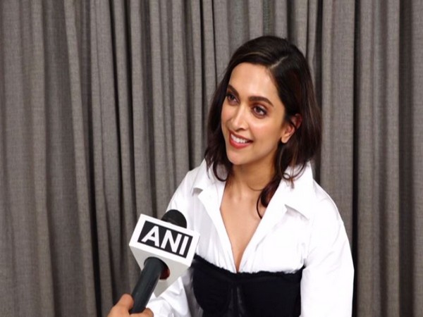 Actor Deepika Padukone speaking to ANI in Mumbai (Photo/ANI)