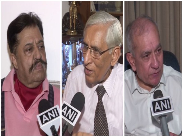 Defence Experts Praful Bakshi, PK Sehgal and SP Sinha speaking to ANI in New Delhi.