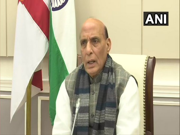 Defence Minister Rajnath Singh addressing Military Literature Festival-2020, via video conference.