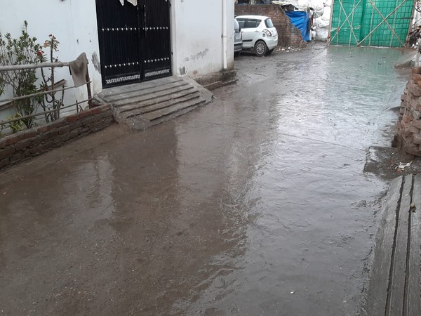 Parts of Dehradun witness rainfall on Sunday. Photo/ANI