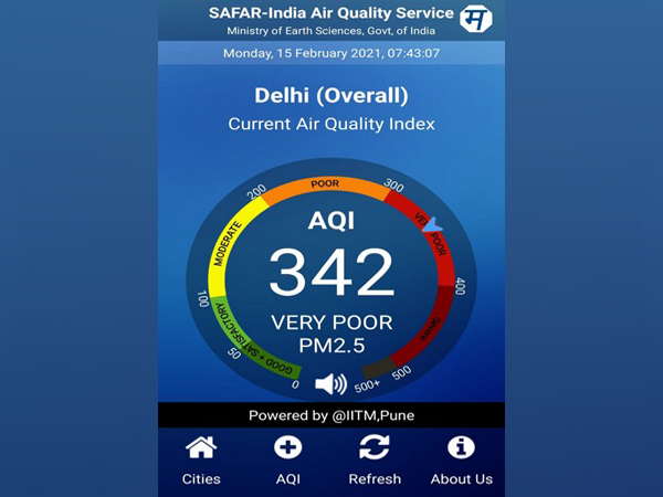The Air quality in Delhi remain in the 'very poor' category on Monday.
