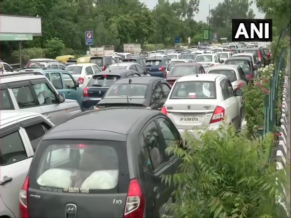 Visuals from the Bhairon Marg, Delhi on Monday. (Photo/ANI)