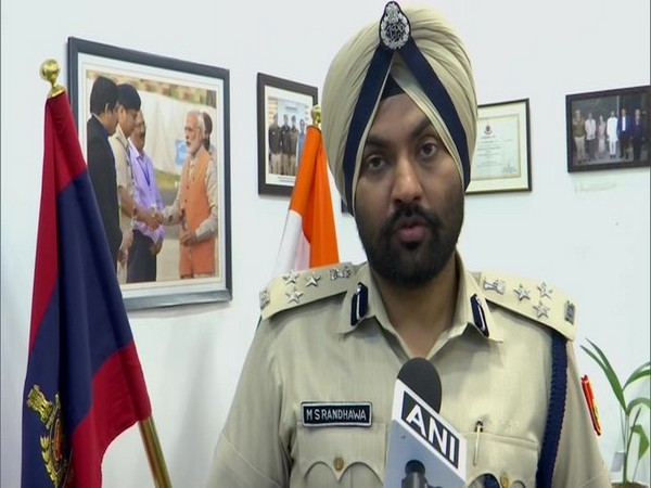 Delhi Police PRO MS Randhawa talking to ANI on Monday.