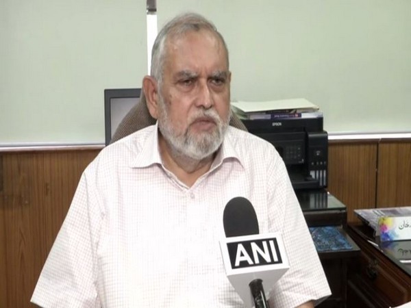 Chairman of Delhi Minorities Commission Dr Zafarful Islam while speaking to ANI on Wednesday. Photo/ANI