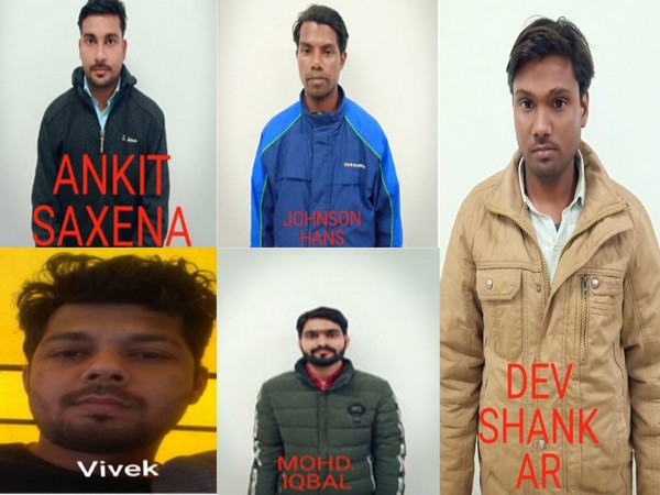 Delhi Police nabs IGNOU paper leak accused Dev Shankar along with four accused Photo/ANI