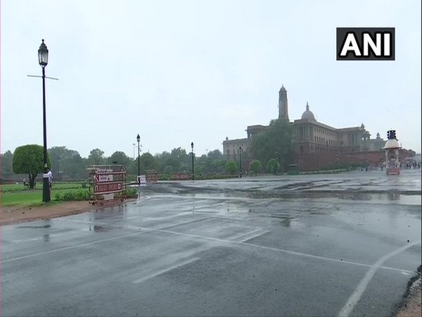 Visuals of Rajpath in the national capital. [Photo/ANI]