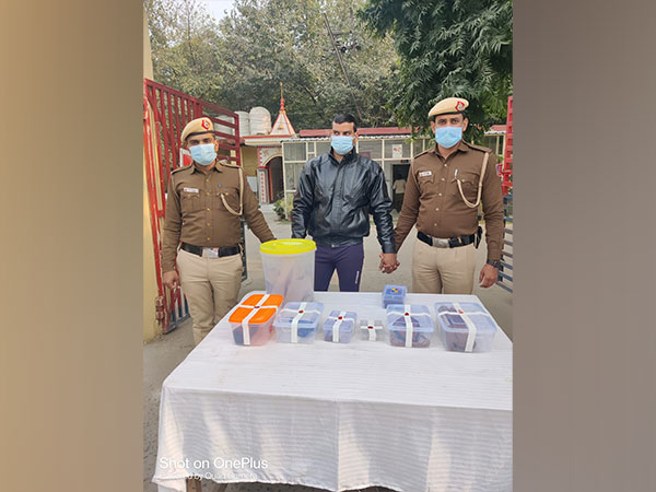 The accused Amit in police custody. [Photo/ANI]