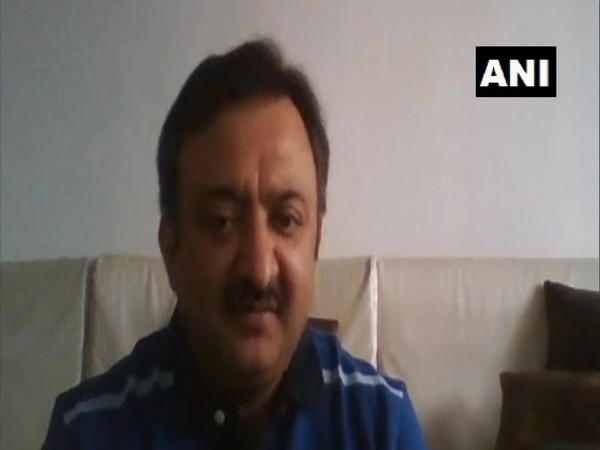 Rohit Dutta, the first person in Delhi to defeat COVID-19, speaking to ANI on Wednesday. Photo/ANI