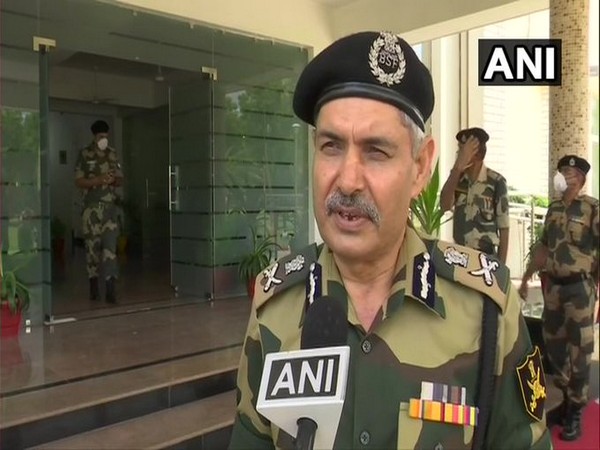 DG BSF and ITBP SS Deswal speaking to ANI on Sunday. Photo/ANI