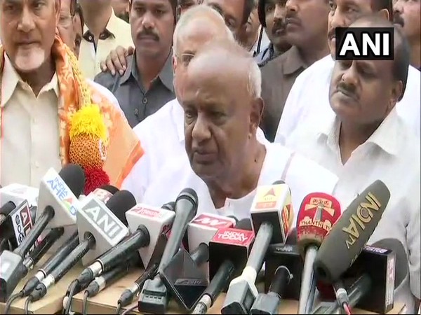 Former Prime Minister and Janata Dal (Secular) leader H D Deve Gowda [File Photo/ANI]
