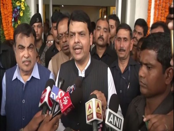 Maharashtra Chief Minister Devendra Fadnavis speaking to media on Sunday.