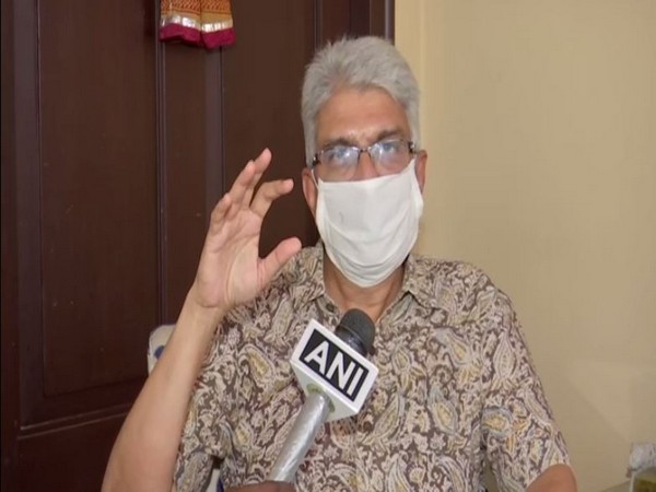 Advisor to the Andhra Pradesh government on national media and inter-state affairs, Amar Devulapalli, speaking to ANI in Hyderabad on Saturday. Photo/ANI