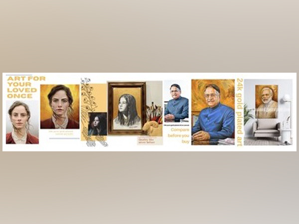 24k pure gold plated art by artist Dhanraj Shelke