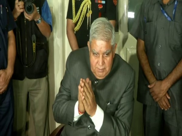 West Bengal Governor Jagdeep Dhankhar addressing reporters at Calcutta University here on Wednesday. Photo/ANI