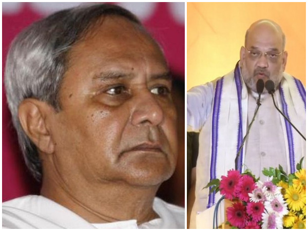 Chief Minister Naveen Patnaik and BJP president Amit Shah